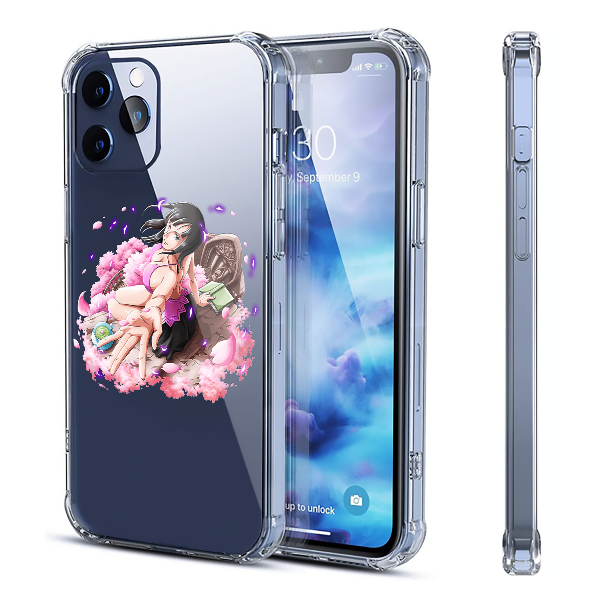 （画像用） ワンピース ニコ・ロビン ONE PIECE Nico Robin 【iPhone 12シリーズ対応】透明スマホケース（クリアソフトケース）